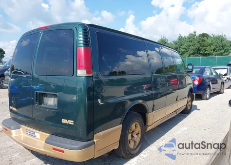 2001 GMC Savana G1500 Luxury z USA, uszkodzony, nr VIN 1GKFG65R311208714